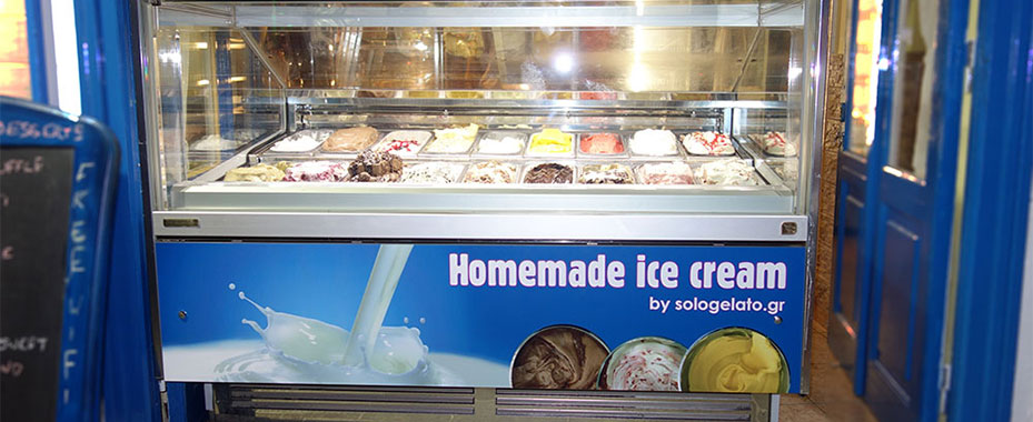 Πλαστικοποιημένο βινύλιο για ψυγείο παγωτού