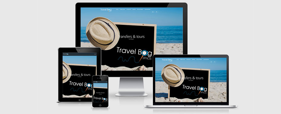 Δημιουργία responsive website για την επιχείρηση Travel Bag στη Σίφνο